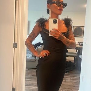 House of CB Tabitha Feather Dress